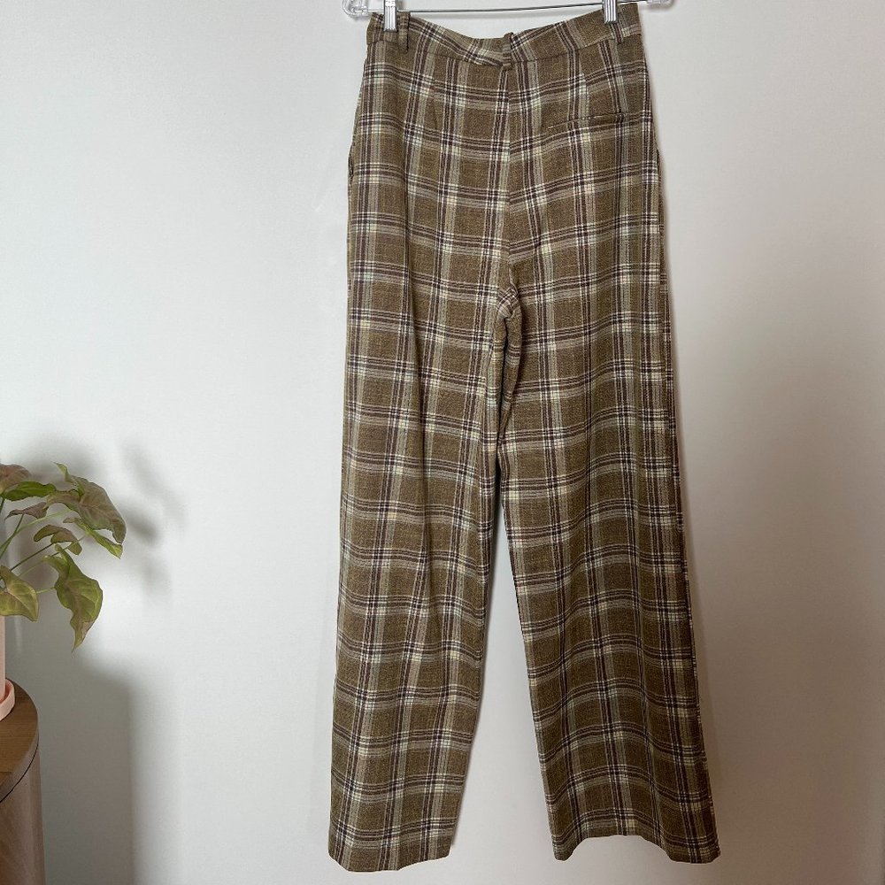 Zara Plaid Trousers